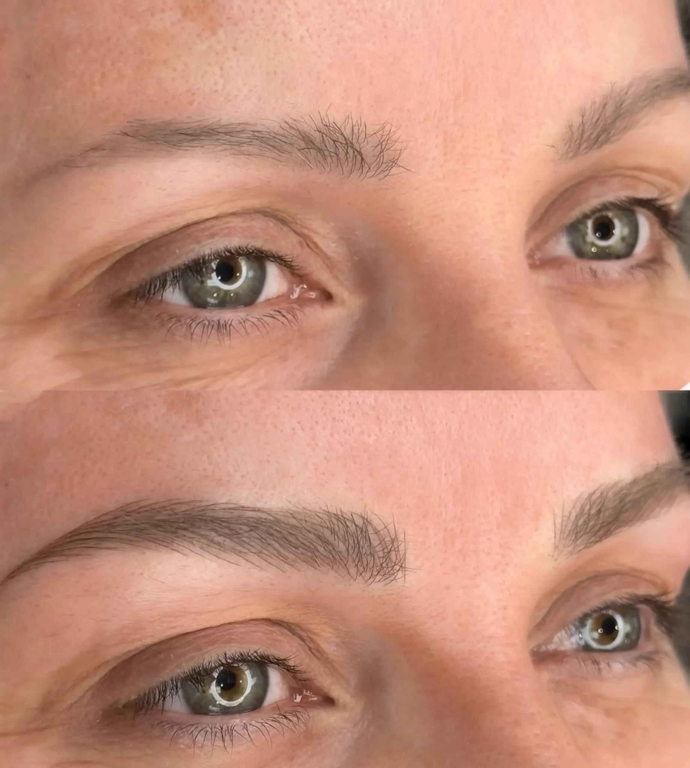 microbladed eyebrows